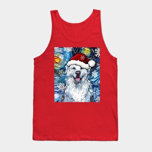 Great Pyrenees Santa Tank Top